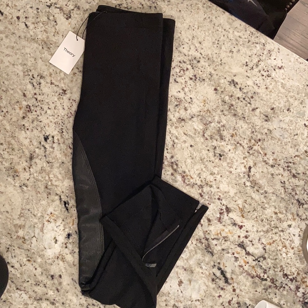 NEW WMNS Theory Riding pant with REAL 100% leather. 4